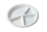 Pulpware 4-Compartment 11" (275mm) Round Plate