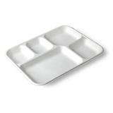 5-Compartment Rectangular Tray