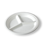 Pulpware 3-Compartment 10" (250mm) Round Plate