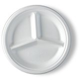 Pulpware 3-Compartment 10" (250mm) Round Plate